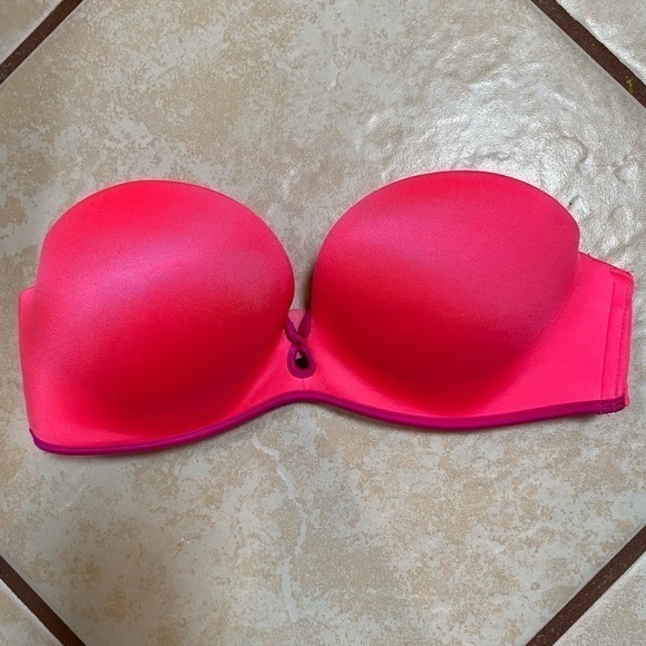 Victorias Secret Strapless Cupped Push-up Bra 32B - Picture 1 of 9